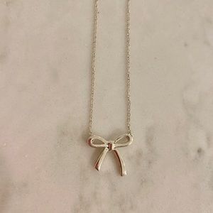 Tiffany & Co. bow necklace